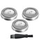 Poweka HQ56 Replacement Shaver Heads for HQ3 HQ4 HQ55 HQ56 HQ6,Razor Shaving Heads Blade Compatible with Philipss Norelcos HQ300 HQ442 HQ916 HS190 HQ6990 Electric Shavers