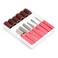 6Pcs Nail Drill Bits Set 3/32" Nail Drill Bits Sanding Bands Nail Drill Bits for Machine Replacement Electric File Nail Bits for Acrylic Gel Nails Cuticle Manicure Pedicure Polisher
