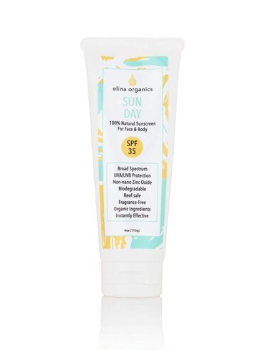 Eco-Friendly Organic Sunscreen for Face &amp; Body, 4oz