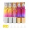 JIUWU 10 Pack 10ml 1/3 Oz Gradient Color Glass Stainless Ball Roller Bottles Beauty Cosmetic Essential Oils Vials Bottles 5 Funnels + 1 Bottle Opener