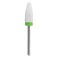 Ceramic Nail Drill Bit Corn-Head-Shape Professional Grinding Head for Nail Polishing(Green)