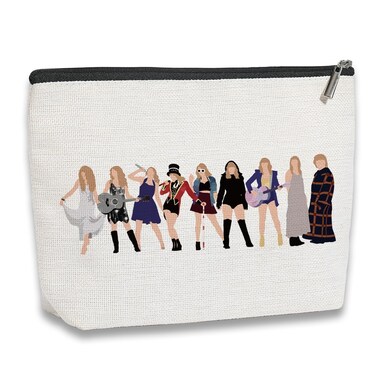Album Inspired Makeup Bag Organizer Zipper Pouch - Music Lover's Travel Makeup Bag - Singer's Merch BFF Friend &amp;