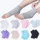 8 Pairs Toeless Moisturizing Socks, Women's Men's Sleeping Socks, Cracked Gel Heel Socks, Repair Dry Rough Cracked Heels