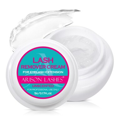 ARISON LASHES Lash Remover For Eyelash Extension Cream Remover Low Irritation Cream Remover for Sensitive Skin Fast Dissolution Professional Eyelash Extensions Salon Use(Unscented)