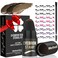 iMethod Brow Stamp Kit - Eyebrow Stamp with 27 Eyebrow Stencils, Eye Brow Stencils Kits, Natural Eyebrows, Easy to Use, Brown
