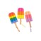 3pcs Bath Flower for Infants Elastic Hair Ties Bathing Accessories Body Bath Shower Sponge Shower Sponge for Body Loofah Popsicle Ice Cream Wooden Shower Head Child Bath Brush