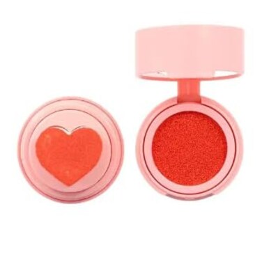 Little Heart Shaped Blush, 7ml Pink Powder Blush kawaii, 1 Ounce (Pack of 1)