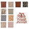 Small Flower Makeup Bag 10Pcs, Mini Corduroy Drawstring Bag Portable Small Pocket Cosmetic Bag For Women Travel Storage Cosmetics Headphones Jewelry