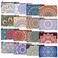 Yahenda 16 Pieces Cosmetic Makeup Bag Inspirational Zipper Pouch You Are Amazing Loved Beautiful Kind Pouch Inspirational Gifts for Women Nurse Teacher(Mandala)