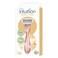 Schick Intuition Perfect Touch Women's Razor, 5 Ultra-Thin Blades, 1 Handle and 2 Cartridges, Rose Gold