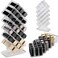 byAlegory Acrylic Lipstick Makeup Organizer   28 Space Cosmetic Storage Designed To Stand, Lay Flat or Stack (CLEAR)