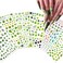 Yoksas Green Foliage Nature Nail Art Sticker Set - 6 Sheets of Self-Adhesive Eucalyptus, Four-Leaf Clovers, Cactus, Ginkgo, and Monstera Nail Stickers