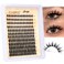 JIMIRE Wispy Lash Clusters Extensions 180Pcs Anime Eyelash Clusters D Curl Manga Lashes Clusters Natural Look 8-16MM Cluster Eyelash Extensions Individual Lash Extension Pack