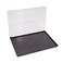 XL Large Empty Magnetic Eyeshadow Palette with Clear Top, Travel Makeup Organizer with 40Pcs Adhesive Metal Stickers For DIY Your Own Powder Palette (XL Large - 9.25'x6.57')