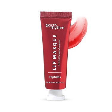Lip Masque Lip Balm With Peptide, Nourishes, Smoothens, Plumps &amp; Hydrates Dry Chapped Lips For Women &amp; Girls, 10ml