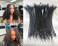 Human Locs 0.4cm Width 10inch 50strands Dreadlock Extension Human Hair with Curly Ends Soft Natural Black Locs Extension Human Hair Curly Ends for Women/Men