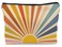 Boho Makeup Bag, Boho Sunshine Cosmetic Bags for Women, Boho Gifts for Women, Retro Small Makeup Cosmetic Bag for Purse