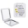 Gtizry Sunflower Square Pu Leather Makeup Mirror - 2.48 x 2.9 x 0.39 - Inspirational Gift for Daughter from Mom