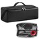 Veki Travel Storage Case for Dyson Airwrap Styler, Large Opening Travel Storage Bag Compatible for Shark Flexstyle Air Styling &amp; Drying System, Portable Carrying Organizer for Hair Curler (Deep Black)