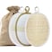 Large Natural Shower Loofah Sponge 7x5 inch, Exfoliating Body Scrubber, Premium Bath Sponge for Women and Men, Natural Luffa Made with Eco-Friendly and Biodegradable Large Lufas Pad 3 Packs
