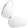 Balacoo Folding Compact Mirror, Metal Travel Makeup Mirror, Heart Shaped Mirror, Portable Cosmetic Mirrors, Double-Sided Vanity Mirror for Men Women
