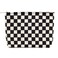 PAZIMIIK Makeup Bag Large Zipper Corduroy Make Up Pouch for Purse Travel Canvas Cosmetic Organizer for Women Brush Storage,Checkered Black