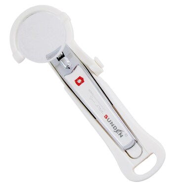 Extra Large Nail Clippers with Magnifying Lens, Arthritis-Friendly Grip, Professional Grade, Suitable for Elderly SUNDEN SD2492