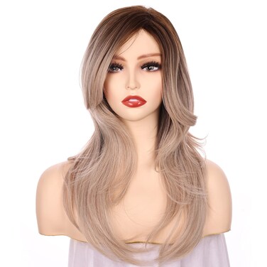 Onedor Full Head Beautiful Long Curly Wave Stunning Wig Charming Curly Costume Wigs with Fringe (RL19/23SS)