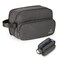 Toiletry Bag for Men, Travel Toiletry Bag Travel Essentials, Dopp Kit Water-resistant Shaving Bag,Bathroom Bag Toiletries Organizer, Mystery Gray(Polyster)