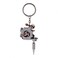 Restokki Portable Tattoo Machine Key Chains, Mini Tattoo Machine Pendant Ornament Tattoo Machine Keychain for Tattoo Artists