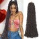 Faux Locs Crochet Hair Soft Locs 30 inch 6 Packs Long Pre Looped Crochet Locs Goddess Locs Crochet Hair For Black Women Braiding Hair Extensions (30 Inch (Pack of 6), 4#)