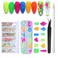 Christmas Gifts for Teen Girls Glow in The Dark Nail Crystal Gems,1956 pcs Fluorescence Crystal Rhinestones for Nail Crystal Gems Stones Diamond for Crafts Nail Art Rhinestones(Luminous)