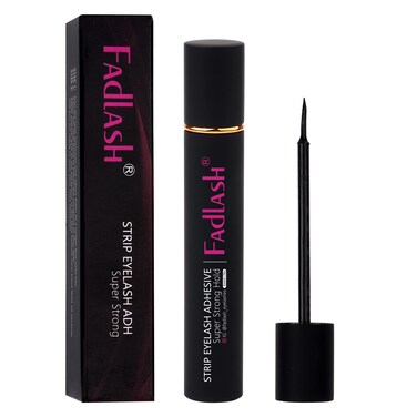 Eyelash Glue for False Lashes Super Strong Hold Eyelash Glue Black Lash Glue for False Lashes Waterproof Strip Lash Glue Professional Latex Free Sensitive Eyes