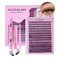 Lash Clusters Kit 280PCS Wispy Lash Clusters Fluffy Cluster Lashes 8-16mm D Curl Waterproof Lash Extensions with Individual Lashes with Bond, Seal, Tweezers &amp; Remover At-Home Use(30Dkit)
