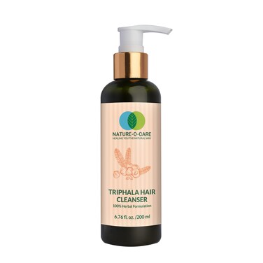 Triphala Hair Cleanser, Low Foaming, 6.76 fl oz/200 ml, 100% Natural