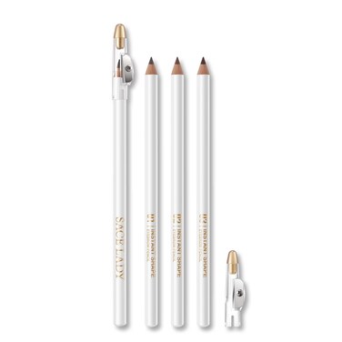 SACE LADY Eyebrow Pencils for Women, Brown Eyebrow Pencil with Hair Like Strokes, Waterproof Eye Brow Pen Set Built-in Sharpener Instant Shape Define Fill Natural Eyebrows, Long Lasting Cruelty Free