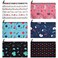 Reginary 6 Pcs Nurse Cosmetic Bag Bulk Christmas Gifts for Women Pouch Bags Makeup Bag Travel Organizer Zipper Pouch Xmas Birthday Gift for Nurse School(Bright Style)
