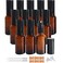 12 Pack 1oz Amber Glass Spray for Essential Oils, Small Spray Bottle, Fine Mist Spray,Black Sprayer,for Perfume, Hair &amp; Cleaning