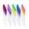 20 Pcs Glass Nail File Bulk with Plastic Sleeve, Crystal Fingernail Files Set, Double Sided Finger Nail Files, Professional Manicure Nail Care for Women Girls, Christmas Gifts Stocking Stuffers