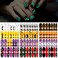 TailaiMei 12 Sheets Glow in The Dark Halloween Nail Wraps Stickers, Fluorescent Nail Polish Strips Self-Adhesive Full Wraps with 2 pcs Nail Files for DIY Nail Art Decals (Dark Style)