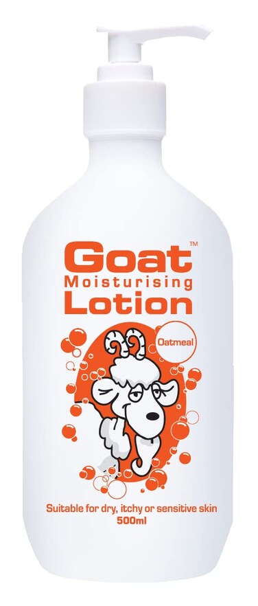 Goat Milk Lotion - Moisturizing - Non Greasy - 17 oz Enriched Milk, Suitable for Dry, Itchy or Sensitive Skin - Made in Australia - Oatmeal