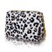 Aosbos Small Leopard Print Makeup Pouch - Travel Size Cosmetic Bag for Women