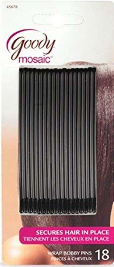 Goody Mosaic Perfect Wrap Curved Bobby Pins - 18 Ct - 2 Packs