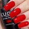 L'UGX Red Gel Polish, 1 Pcs 15ML Brigh Red Gel Nail Polish Soak Off UV Gel Colors for Nails Art DIY Manicure &amp; Pedicure at Home Salon Holiday Gifts for Women LGS-714