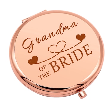 Grandma of The Bride Gifts Wedding Party Gifts Thank You Gift Compact Mirror for Grandmother Grandma Wedding Gift Folding Makeup Mirror for Nana Grammy Engagement Gifts for Her