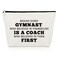 Gymnastics Coach Gifts for Women Makeup Bag Gymnast Coach Appreciation Gifts Gymnastic Team Gift Thank You Gift for Gymnast Coach Trainer Team Mom Cosmetic Pouch Christmas Birthday Gifts