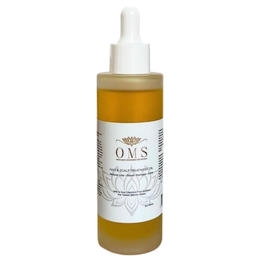 OMS Pre-Shampoo Hair Treatment Oil for Growth &amp; Loss Prevention, Scalp Nourishing, Heat Protection, Anti-Frizz 3oz