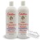 Cabellina Reconstructor Shampoo with Proteins, Keratin Amino Acids &amp; Natural Oils. Includes Root Brush - 32 fl oz (2, PURA PLACENTA)
