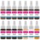 BAODELI - Cool Eyebrow Tattoo Set - Microblading Pigment + Eyebrow Tattoo Ink for Permanent Makeup - Includes Blackish Brown, Dark Fudge and Mallard - Vegan - (0.5 oz, 14 Count)