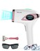MLAY IPL Hair Removal for Women/Men, 15.5J High Energy IPL Hair Removal Device with Painless Ice Cooling on Facial Legs Bikini Line with Razor &amp; Goggles, IPL Hair Remover Device - Rose Gold